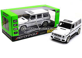 Іграшкова машина модель Мерседес Бенц (Mercedes-Benz білий). Залізні машинки Гелендваген від Автопром