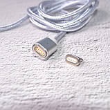 USB-кабель Aspor AM-102 Magnetic Micro (1m) silver, фото 5