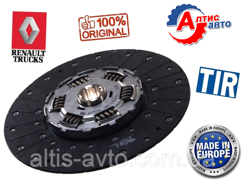 Диск зчеплення Renault Magnum, Premium, Major, Manager діаметр 430 1878020241 dxi dci
