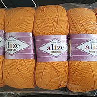 Турецкая пряжа для вязания Alize COTTON GOLD (Котон Голд) полухлопок 83 тыква