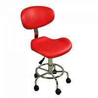 Стульчик для мастера косметолога кресло для маникюра со спинкой маникюрный стул
