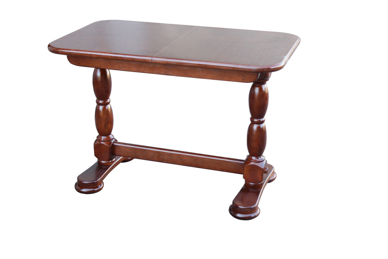 Стіл кухонний Оріон розкладний обідній столик з масиву дерева на кухню у вітальню дерев'яні кухонні столи