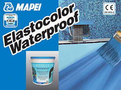 Фарба для басейнів Elastocolor Waterproof , Mapei 20 кг,колір білий