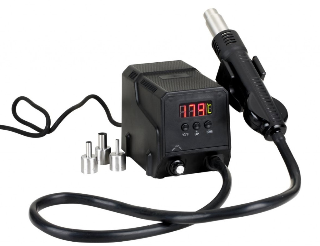 ZD-8908, Термоповітряна станція 300W 100-500°C, ZD8908