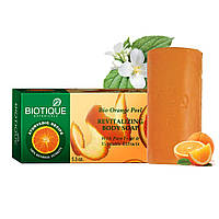 Натуральне мило-пілінг Біо Апельсиновая Цедра вітамінізуюче, Bio Orange Peel REVITALIZING BODY SOAP With Pure