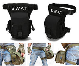 Сумка тактична/армійська на ногу/стегно/стегняна настегенно-поясна "SWAT"
