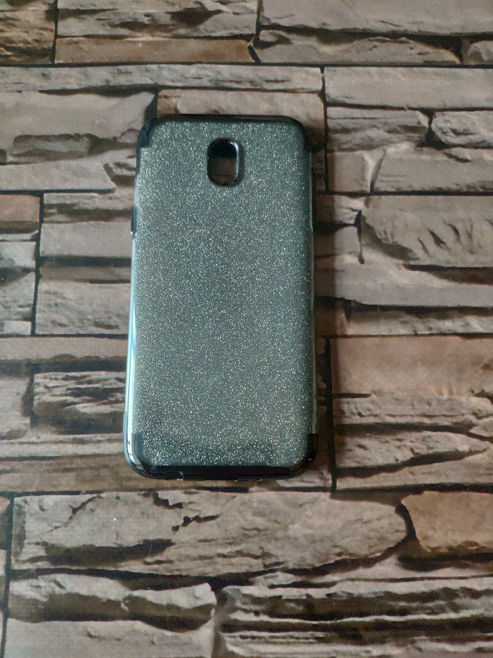 Чохол блискучий для Samsung J5 2017 / J530 Чорний обідок