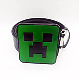 Поясний ремінь Vero Forte "Minecraft Creeper" Чорний, фото 3