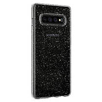 Чохол Spigen для Samsung Galaxy S10 Liquid Crystal Glitter, Crystal Quartz, фото 4