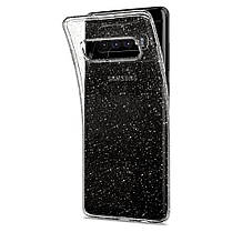Чохол Spigen для Samsung Galaxy S10 Liquid Crystal Glitter, Crystal Quartz, фото 5