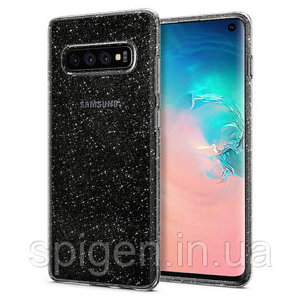 Чохол Spigen для Samsung Galaxy S10 Liquid Crystal Glitter, Crystal Quartz, фото 1