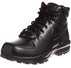 Черевики Nike Manoa Leather чорні оригінал, фото 3