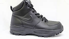 Черевики Nike Manoa Leather чорні оригінал, фото 4