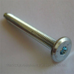 Гвинт меблевий із внутрішнім шестигранником від М 6 до М 8