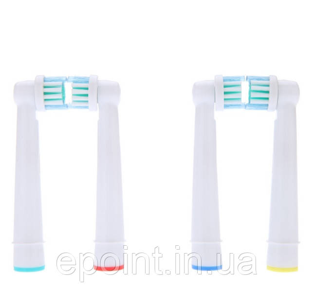 Змінні насадки для електричної зубної щітки Braun Oral-B, м'яка, 4 шт./паковання, фото 1