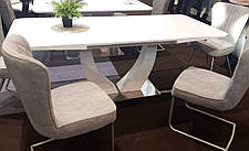 Стіл в сучасному стилі розкладний Concord (Конкорд) 160 T-904 White, Evrodim, фото 2