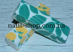 Баф для нігтів з малюнком (кольори в асортименті)