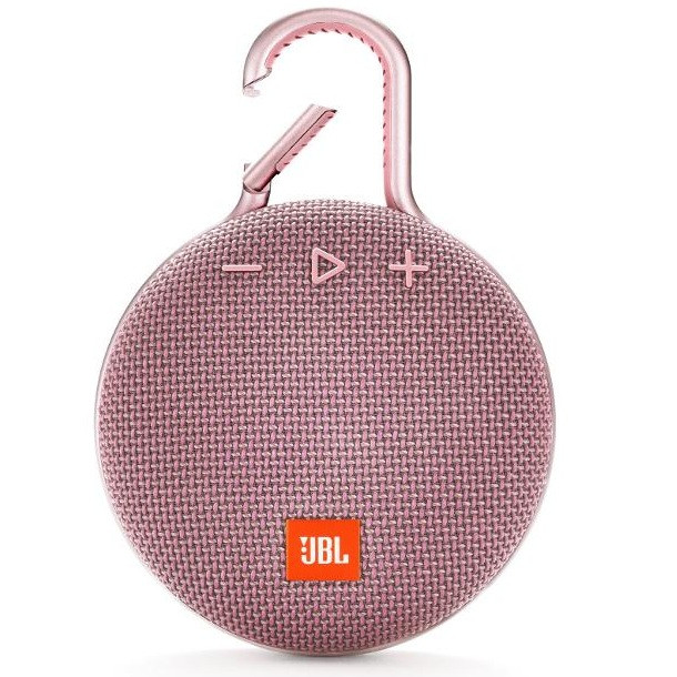 Портативна колонка JBL Clip 3 Dusty Pink (JBLCLIP3PINK)
