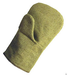 Рукавиці брезентові одношарові з ОП просоченням 480 г/м2