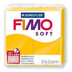 Пластика Soft, Жовта, 57 г, Fimo