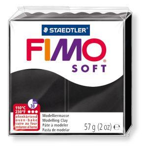 Пластика Soft, Чорна, 57 г, Fimo