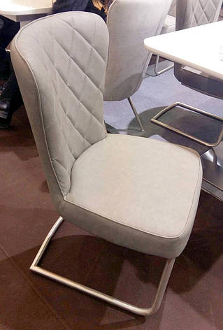 Стілець м'який в стилі модерн для дому та офісу TEXAS (Техас) C2117T Pocket Spring Evrodim, колір сірий, фото 1