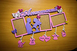 Мітриця для дівчинки з рамочками