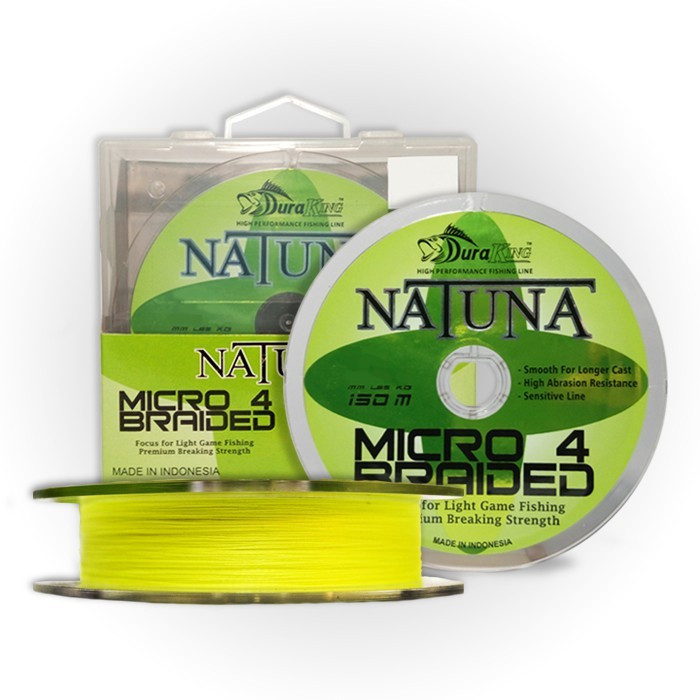 Шнур DuraKing Natuna Micro X4 Bride 150m. 0.2/0.08 mm. /11Lbs. /5.0 kg. FY