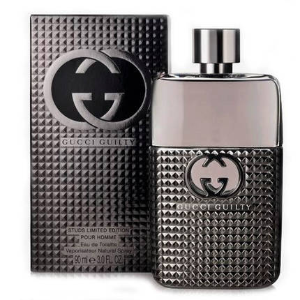 Gucci Guilty Stud Limited Edition Pour Homme туалетна вода 90 ml. (Гуччі Гілті Студ Лімітед Едішн Пур Хом), фото 2