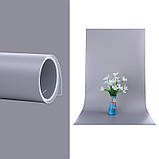 Фон для зйомки Visico PVC-7013 Grey (70x130см), фото 4