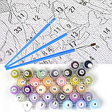 Картини за номерами Макаруни до кави, 40х50см. (КНО5550), фото 4