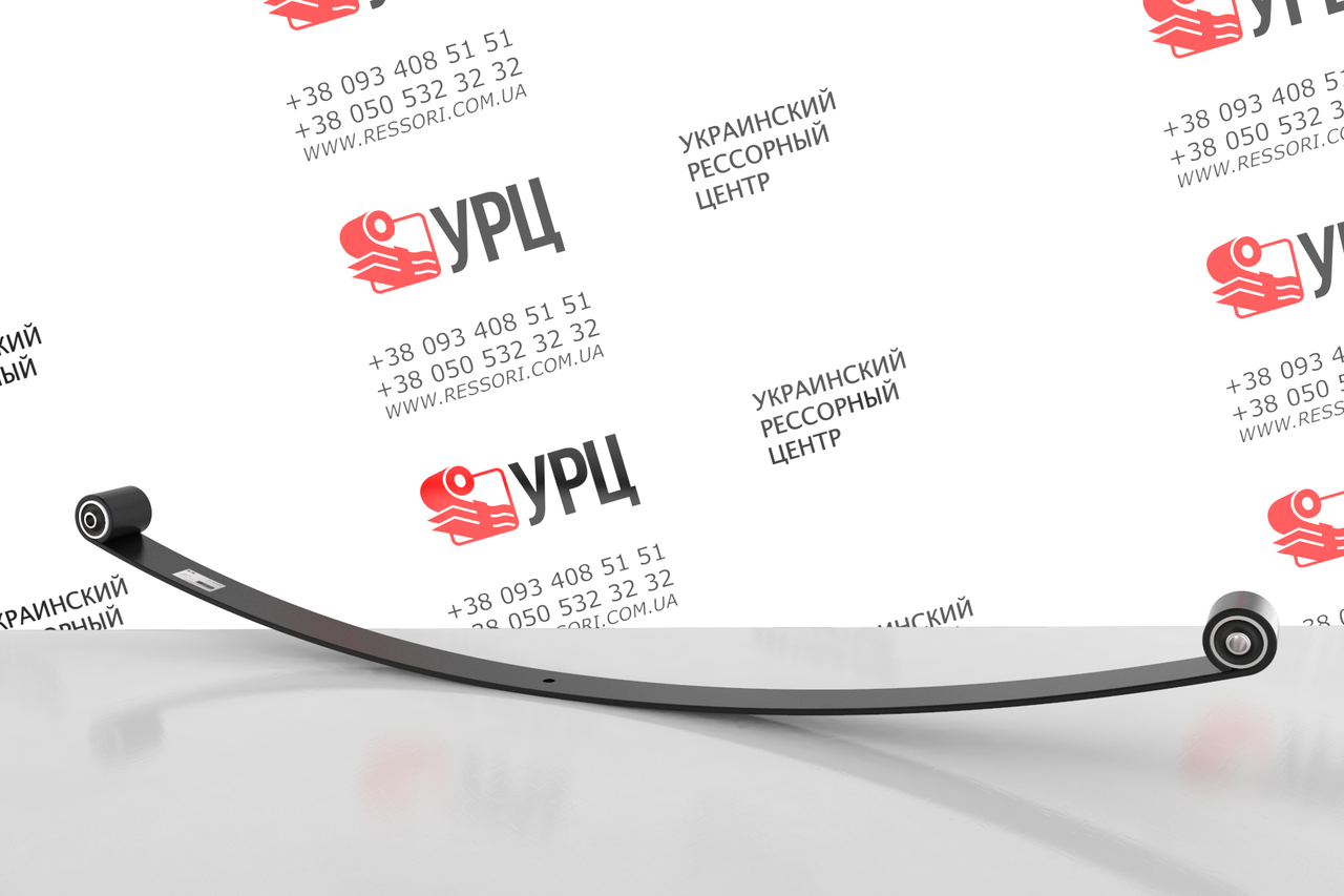 Передня Ресора Газель кореподібний лист 1 аркуш із сайлентблоками ГАЗ 3302-2902101-20 МЛ змінка