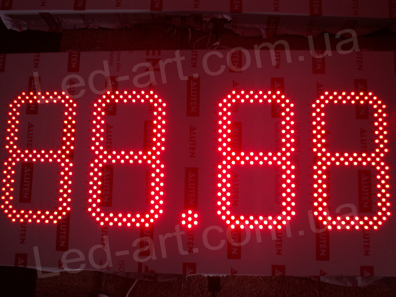 Світлодіодне табло для АЗС LED-ART-Stela-300-19, цінової модуль для АЗС - фото 1 - id-p85336533