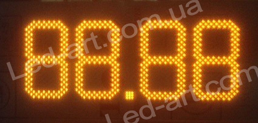 Світлодіодне табло для АЗС LED-ART-Stela-300-19, цінової модуль для АЗС - фото 5 - id-p85336533