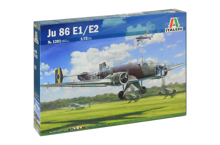 JU 86 E1/E2 бомбардувальник . 1/72 ITALERI 1391, фото 1