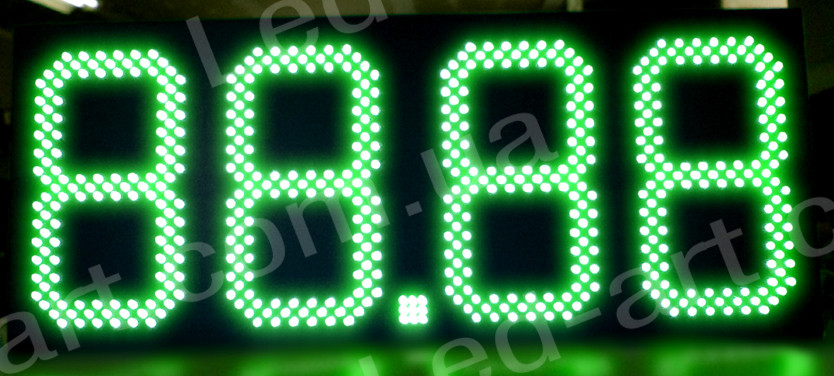 Світлодіодне табло для АЗС LED-ART-Stela-300-19, цінової модуль для АЗС - фото 6 - id-p85336533