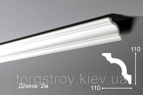 Карниз стельовий А (2 м), Nomastyl (NMC), фото 1