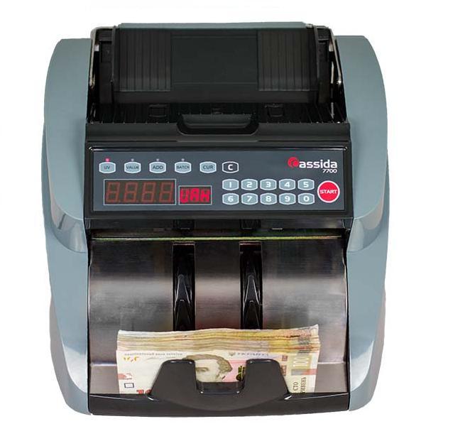 Лічильник банкнот Cassida 7700 UV з функцією калькуляції