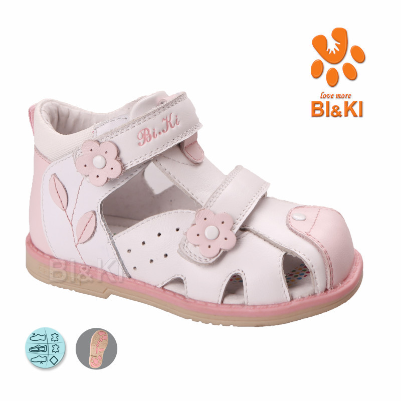 Босоніжки BIKI44D White-pink 23р, 25р, 26р