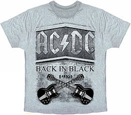 Футболка AC/DC "Back In Black", Розмір XXL