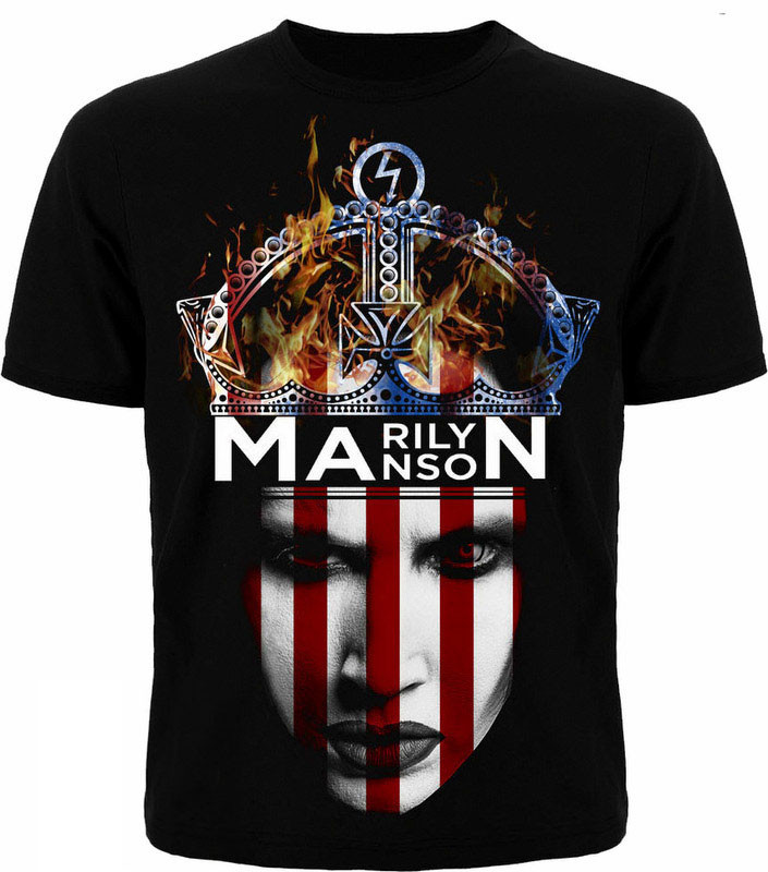 Футболка Marilyn Manson (корона), Розмір XXXL (XXL Euro)