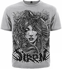 Футболка Siren (crow(меланж)), Розмір XXXL (XXL Euro)