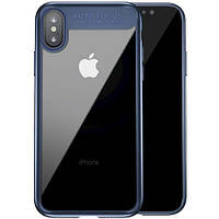 Чехол Baseus для iPhone X Suthin Case Autofocus, Dark blue (ARAPIPHX-SB15)