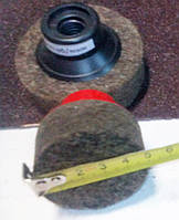 Повстяний круг для полірування 50 мм з різьбою М14