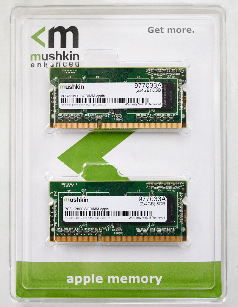 Память Mushkin 8GB (2x4GB) DDR3 SO-DIMM 1600Mhz MacBook Pro iMac Mac mini