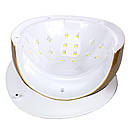 SUN 4S PLUS uv/led 52W Gold Лампа-сушка для гелевих технологій манікюру + CGP-07 гель лак№ 91, фото 3