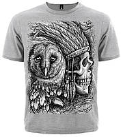 Футболка Indian Skull & Owl, Размер L