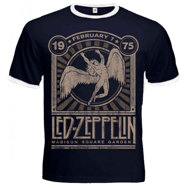 Футболка-рінгер Led Zeppelin "Madison Square Garden 1975", Розмір XL