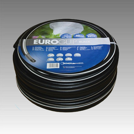 Поливальний шланг Euro Guip Black 1" бухта 50 метрів
