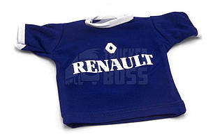 Вимпел-футболка, декоративний RENAULT Синій